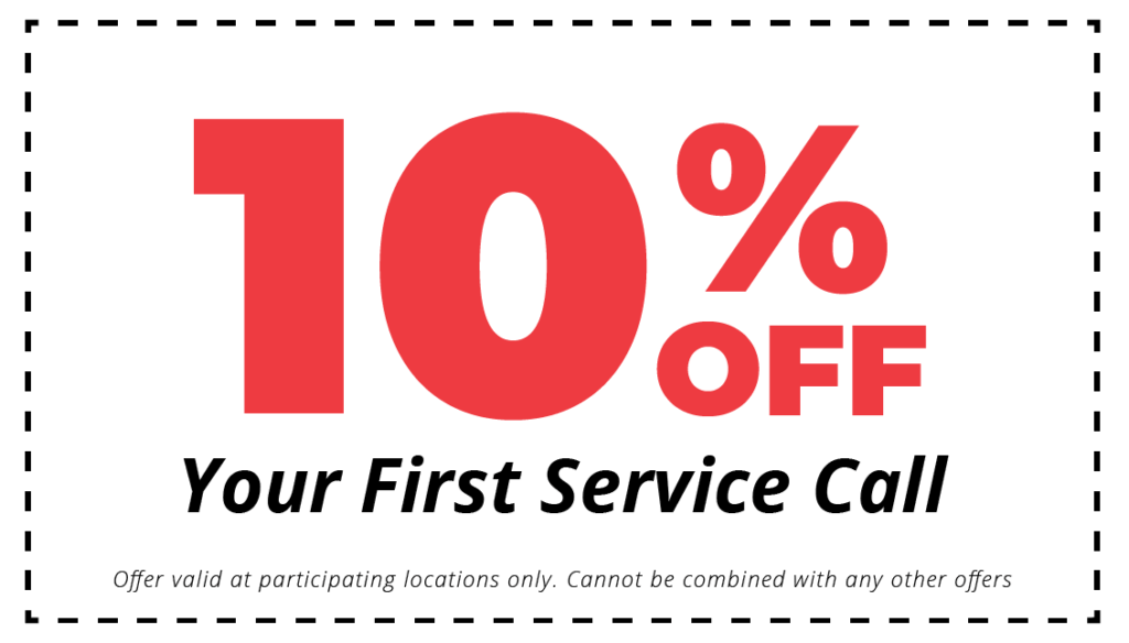 10%off Your First Service Call